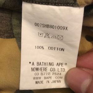Selling my bape shirt